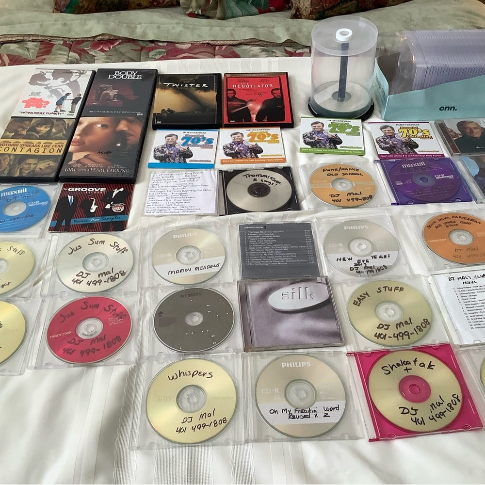 Assorted CD and DVD Collection